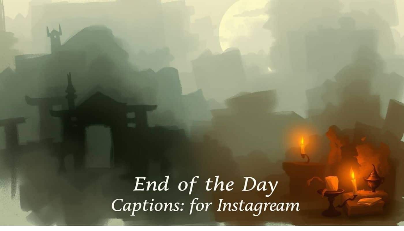 Best End of The Day Captions for Instagram